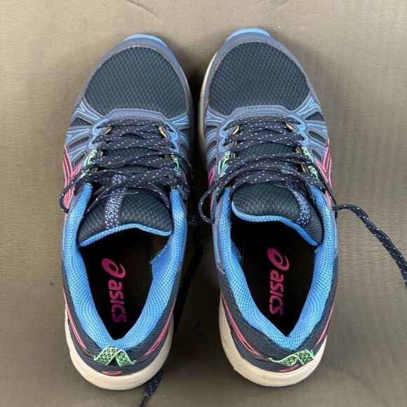 ASICS WOMEN'S GEL-VENTURE 7 sneaker SHOES PEACOAT/HOT PINK size 6.5 - Picture 6 of 8